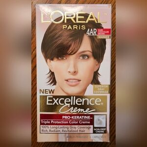 SOLD - L'Oreal Paris Excellence Creme Permanent Hair Color 4AR Dark Choco Brown
